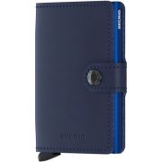 Secrid Miniwallet Leather Wallet, Original Navy-Blue