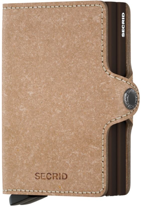Secrid Secrid Twinwallet Leather Wallet, Recycled Natural