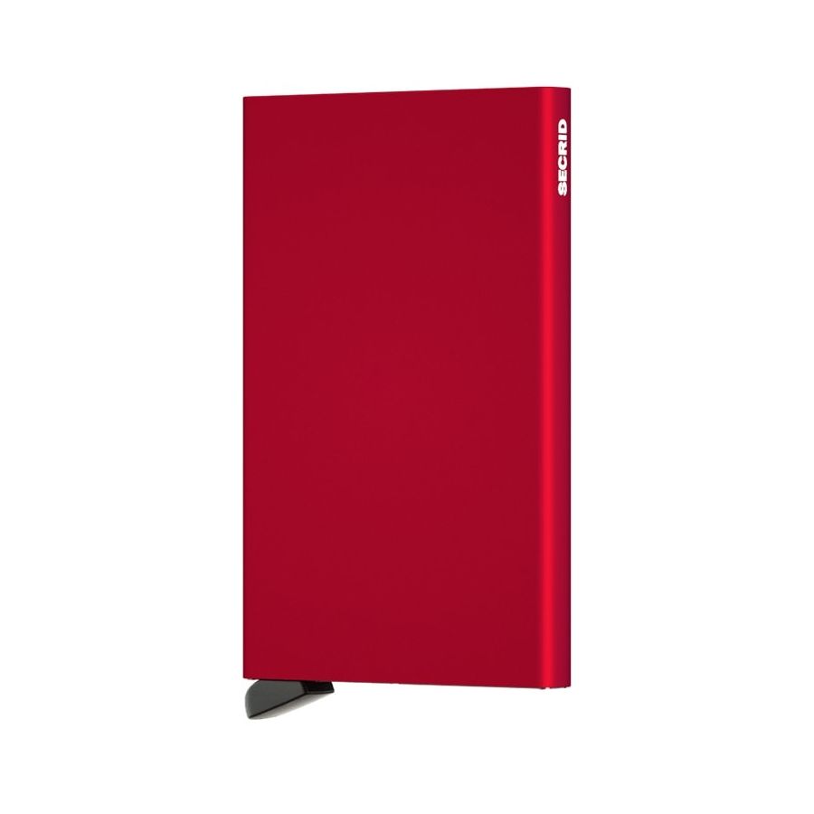 Secrid Cardprotector Aluminium Wallet, Red